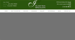 Desktop Screenshot of islandveinspecialists.com